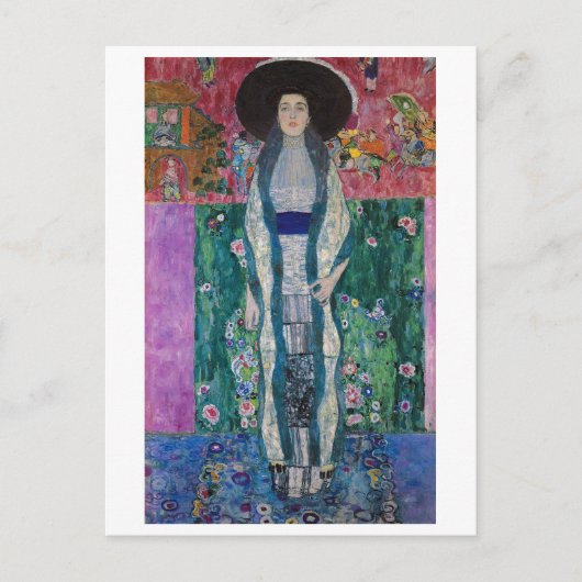 Portret van Adele Bloch Bauer, Gustav Klimt Briefkaart (Voorkant)