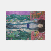 Portret van Adele Bloch Bauer, Gustav Klimt Fleece Deken (Voorkant (Horizontaal))