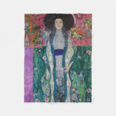 Portret van Adele Bloch Bauer, Gustav Klimt Fleece Deken (Voorkant)