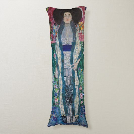 Portret van Adele Bloch Bauer, Gustav Klimt Lichaamskussen (Voorkant Verticaal)
