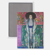 Portret van Adele Bloch Bauer, Gustav Klimt Magneet (Voorkant / Achterkant)