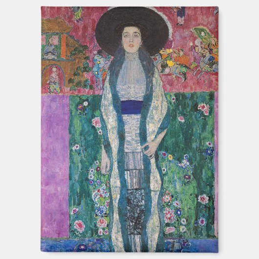 Portret van Adele Bloch Bauer, Gustav Klimt Magneet (Voorkant)