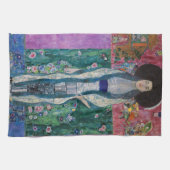 Portret van Adele Bloch Bauer, Gustav Klimt Theedoek (Horizontaal)