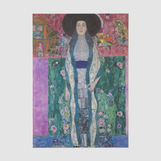 Portret van Adele Bloch Bauer, Gustav Klimt Tissuepapier (Voorkant)