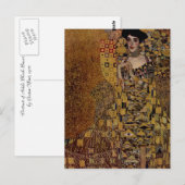 Portret van Adele Bloch-Bauer I Briefkaart (Voorkant / Achterkant)