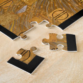 "Portret van Adele Bloch-Bauer I" door Gustav Klim Legpuzzel (Zijkant)