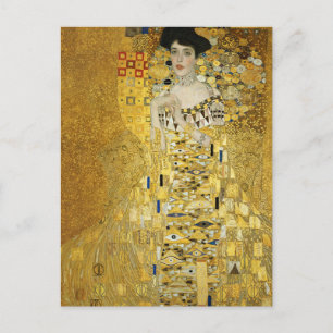 Portret van Adele Bloch-Bauer I door Gustav Klimt Briefkaart