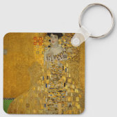 Portret van Adele Bloch-Bauer I door Gustav Klimt Sleutelhanger (Achterkant)