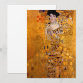 Portret van Adele Bloch-Bauer I door Klimt Bedankkaart (Voorkant / Achterkant)