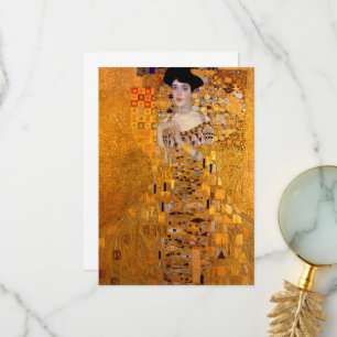 Portret van Adele Bloch-Bauer I door Klimt Bedankkaart