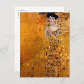 Portret van Adele Bloch-Bauer I door Klimt Uitnodiging Briefkaart (Voorkant / Achterkant)