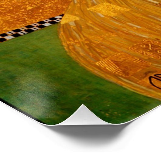 Portret van Adele Bloch-Bauer I - Gustav Klimt Perfect Poster (Hoek)