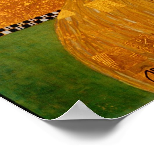 Portret van Adele Bloch-Bauer I - Gustav Klimt Poster (Hoek)