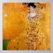 Portret van Adele Bloch-Bauer I - Gustav Klimt Poster (Voorkant)