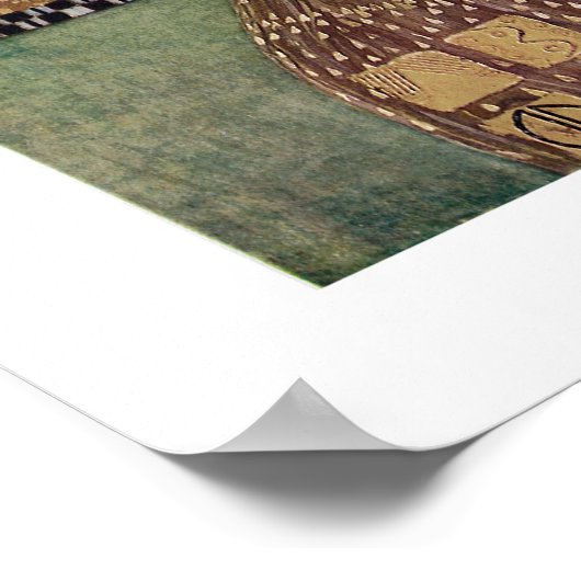 Portret van Adele Bloch-Bauer I Poster (Hoek)