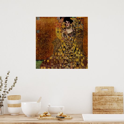 Portret van Adele Bloch-Bauer I Poster (Keuken)