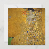 Portret van Adele Bloch-Bauer I van Gustav Klimt (Voorkant)
