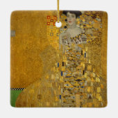 Portret van Adele Bloch-Bauer I van Gustav Klimt Keramisch Ornament (Achterkant)