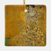 Portret van Adele Bloch-Bauer I van Gustav Klimt Keramisch Ornament (Voorkant)