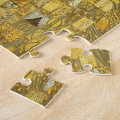 Portret van Adele Bloch-Bauer I van Gustav Klimt Legpuzzel (Zijkant)