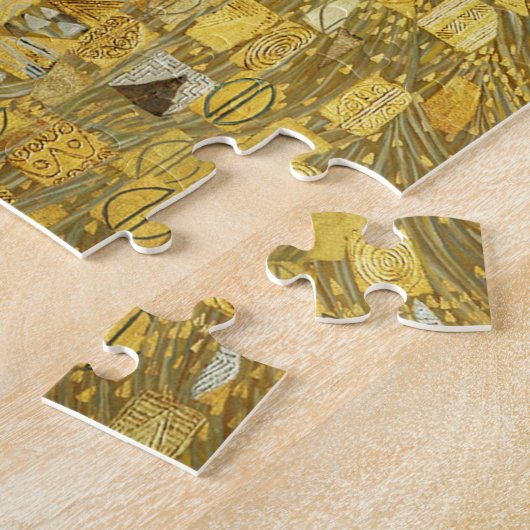 Portret van Adele Bloch-Bauer I van Gustav Klimt Legpuzzel (Zijkant)