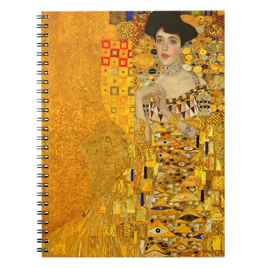 Portret van Adele Bloch-Bauer I van Gustav Klimt Notitieboek (Voorkant)