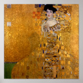 Portret van Adele Bloch-Bauer I van Gustav Klimt Poster (Voorkant)