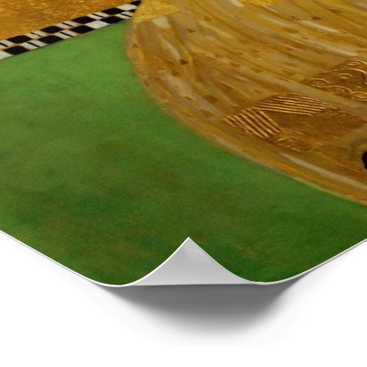 Portret van Adele Bloch-Bauer I van Gustav Klimt Poster (Hoek)