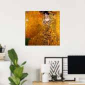 Portret van Adele Bloch-Bauer I van Gustav Klimt Poster (Thuiskantoor)