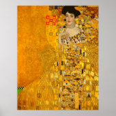 Portret van Adele Bloch-Bauer I van Gustav Klimt Poster (Voorkant)