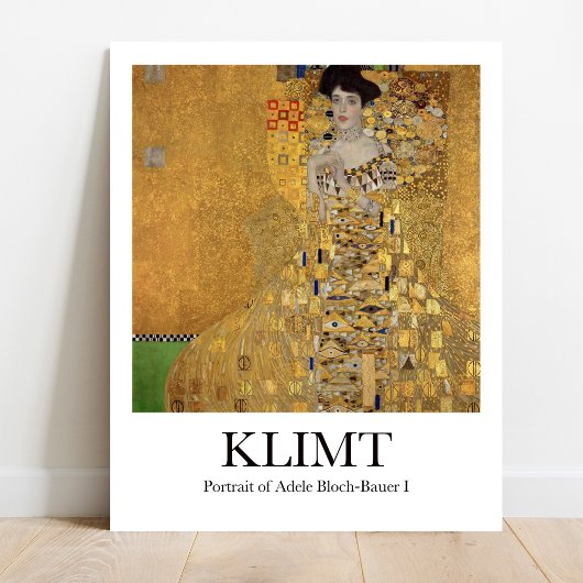 Portret van Adele Bloch-Bauer I van Gustav Klimt Poster