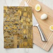 Portret van Adele Bloch-Bauer I van Gustav Klimt Theedoek (Quarter Fold)