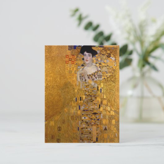 Portret van Adele Bloch-Bauer van Gustav Klimt 190 Briefkaart (Staand voorkant)