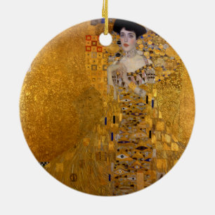 Portret van Adele Bloch-Bauer van Gustav Klimt 190 Keramisch Ornament