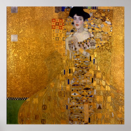 Portret van Adele Bloch-Bauer van Gustav Klimt 190 Poster (Voorkant)
