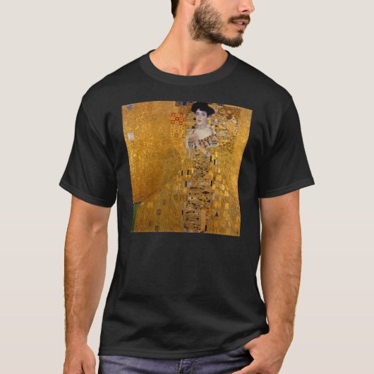 Portret van Adele Bloch-Bauer van Gustav Klimt 190 T-shirt (Voorkant)