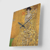 Portret van Adele Bloch-Bauer van Gustav Klimt Vierkante Klok (Hoek)