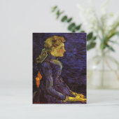 Portret van Adeline Ravoux door Vincent van Gogh Briefkaart (Staand voorkant)