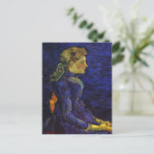 Portret van Adeline Ravoux, Van Gogh Fine Art Briefkaart (Staand voorkant)