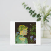 Portret van Adeline Ravoux Van Gogh Fine Art Briefkaart (Staand voorkant)