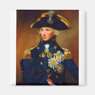 Portret van admiraal Horatio Nelson Magneet