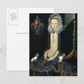 Portret van Adriana van Nesse, 1611 Briefkaart (Voorkant / Achterkant)