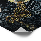 Portret van Adriana van Nesse, 1611 Poster (Hoek)