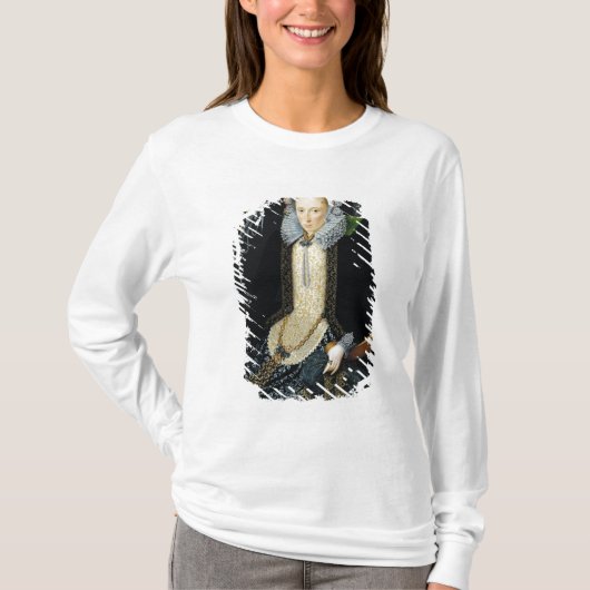 Portret van Adriana van Nesse, 1611 T-shirt (Voorkant)