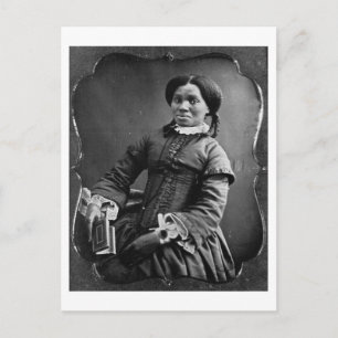 Portret van Afrikaanse Amerikaanse vrouw ~ 1850 Briefkaart