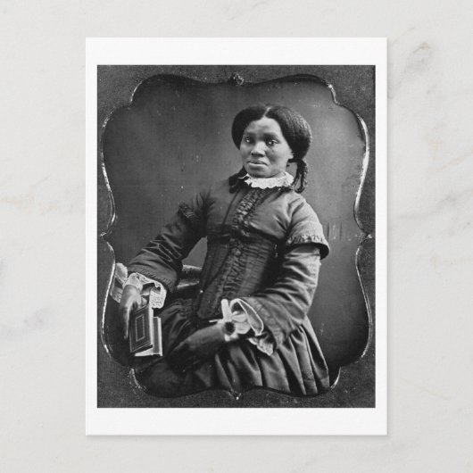 Portret van Afrikaanse Amerikaanse vrouw ~ 1850 Briefkaart (Voorkant)