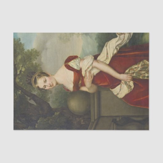 Portret van Aglaé-Constance Boudard door Romany Tissuepapier (Voorkant)