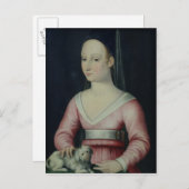 Portret van Agnes Sorel Briefkaart (Voorkant / Achterkant)