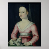 Portret van Agnes Sorel Poster (Voorkant)