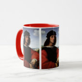 Portret van Agnolo Doni door Raphael Sanzio Mok (Voorkant links)